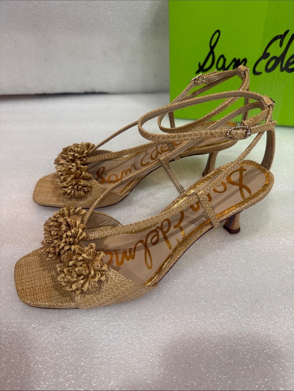 Sam Edelman Women's Phoebe Heeled Sandal, Beechwood size 9.5 - Picture 5 of 8